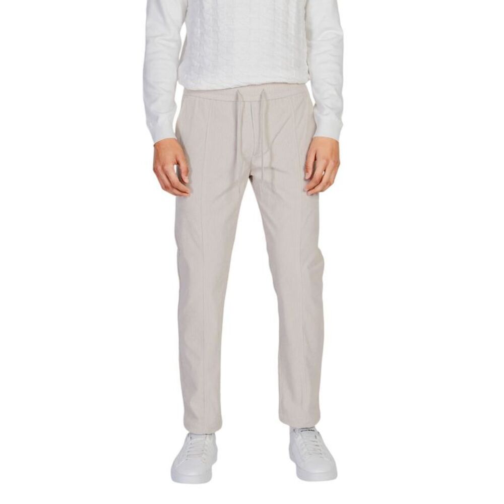 Antony Morato Beige Polyester Casual Men's Pants